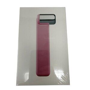 Quiet Hours Stainless Steel Pink Face Roller For Skin Tightening & Puffiness Red